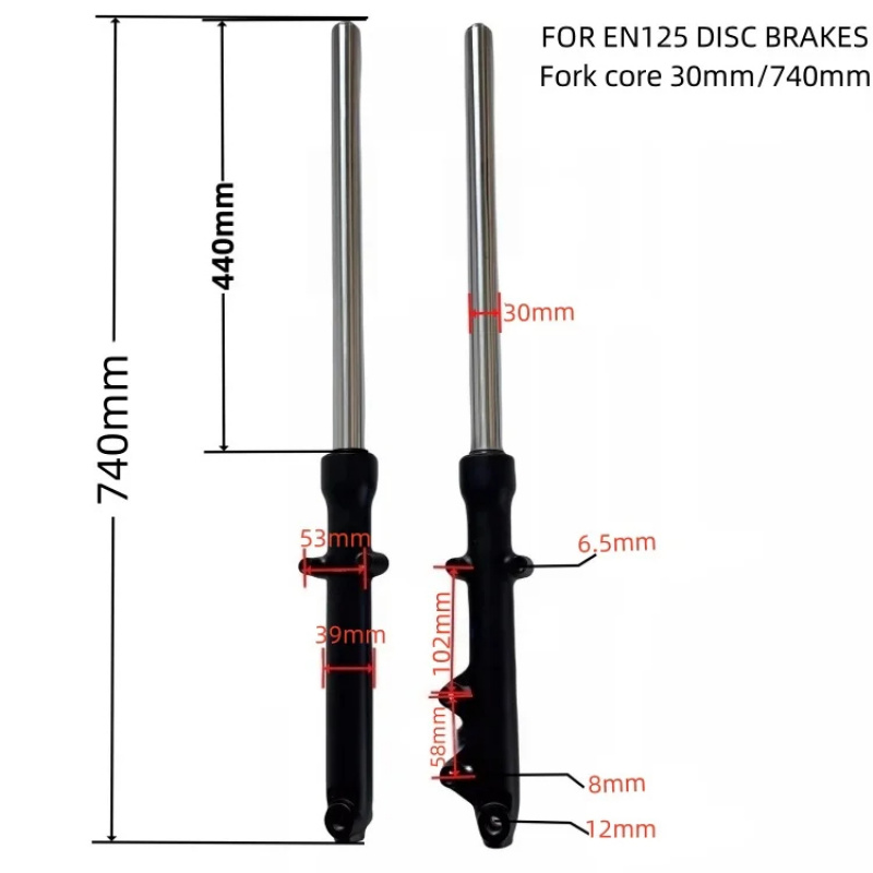 โช้คอัพหน้าสำหรับซูซูกิ EN125- - Brake Disc Motorcycle บทวิจารณ์และราคา