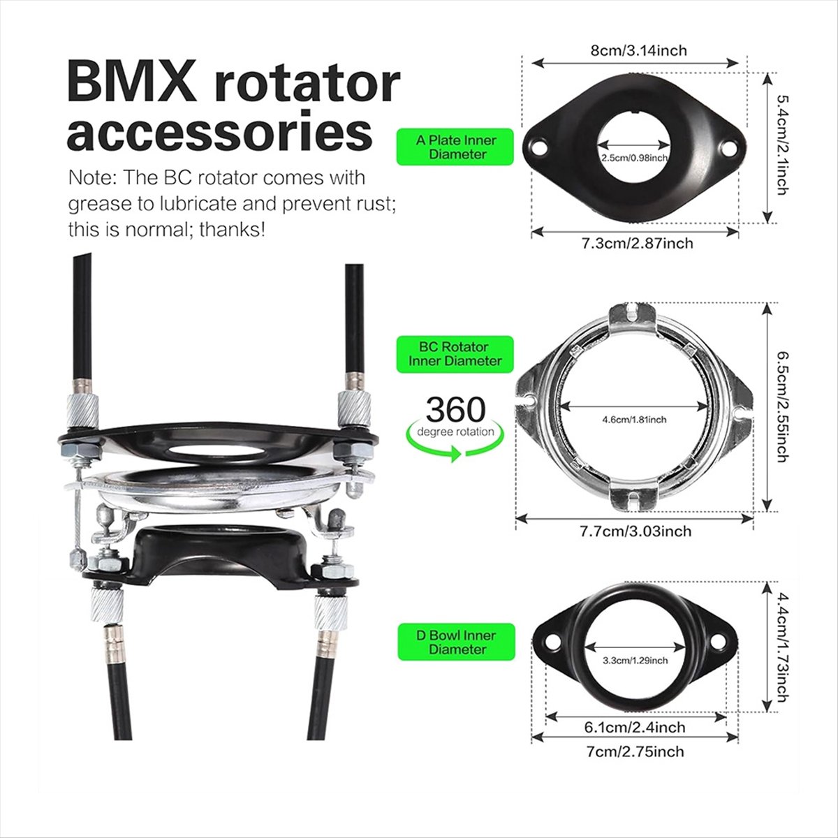 สายเบรกจักรยาน A61P แบบไจโร ด้ - Brake Rotor บทวิจารณ์และราคา