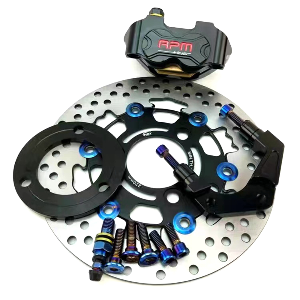 ชุดดิสก์เบรกหน้า-หลังสำหรับรถจ - Front Rear Brake Caliper Bracket Kit บทวิจารณ์และราคา